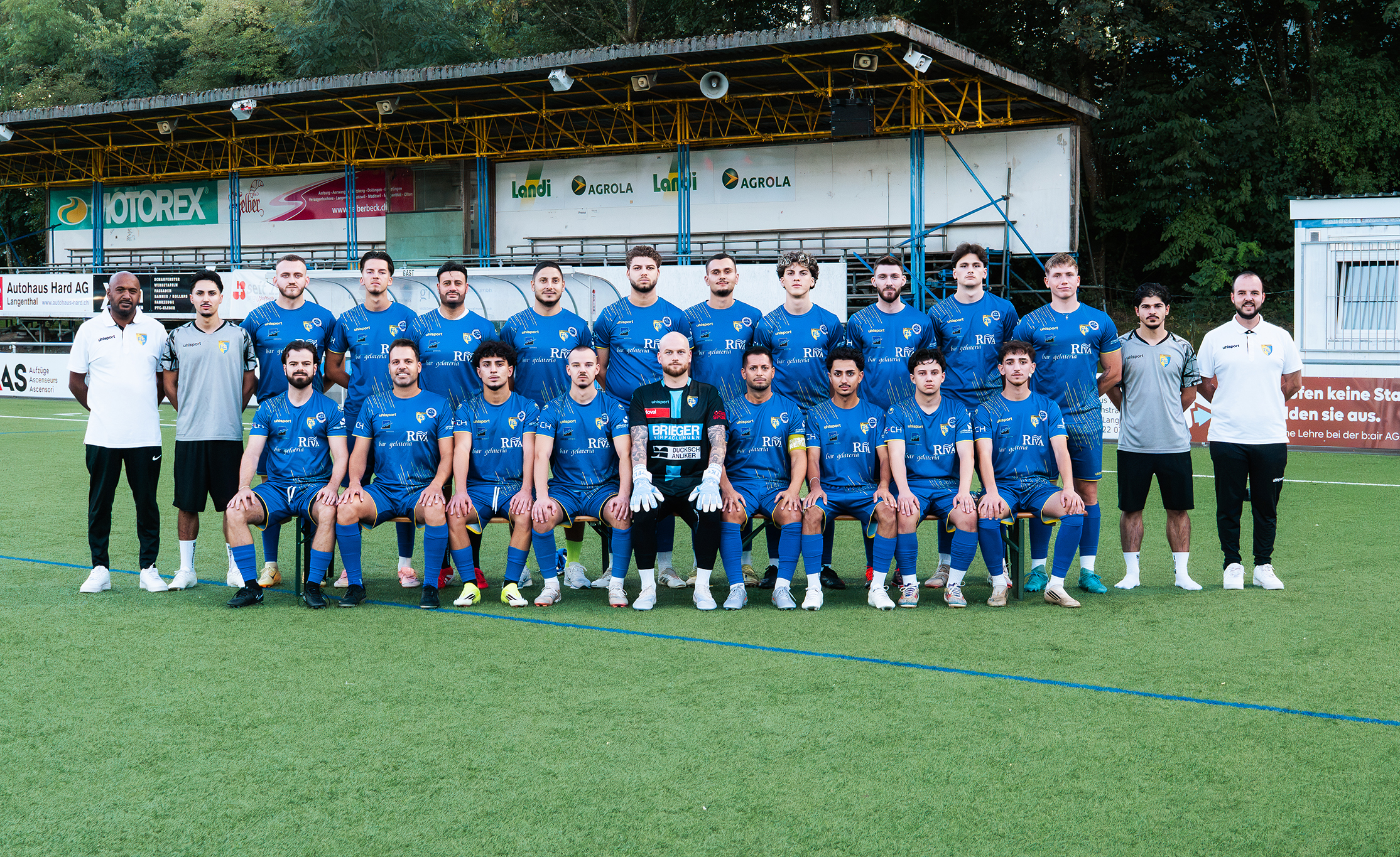 Mannschaftsfoto der 3. Mannschaft des FC Langenthal